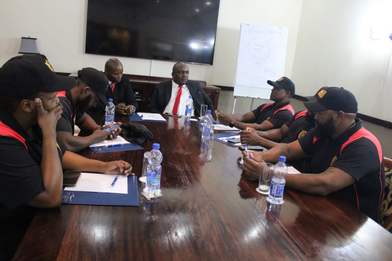 Bravo Delta personnel attending a professional security planning briefing